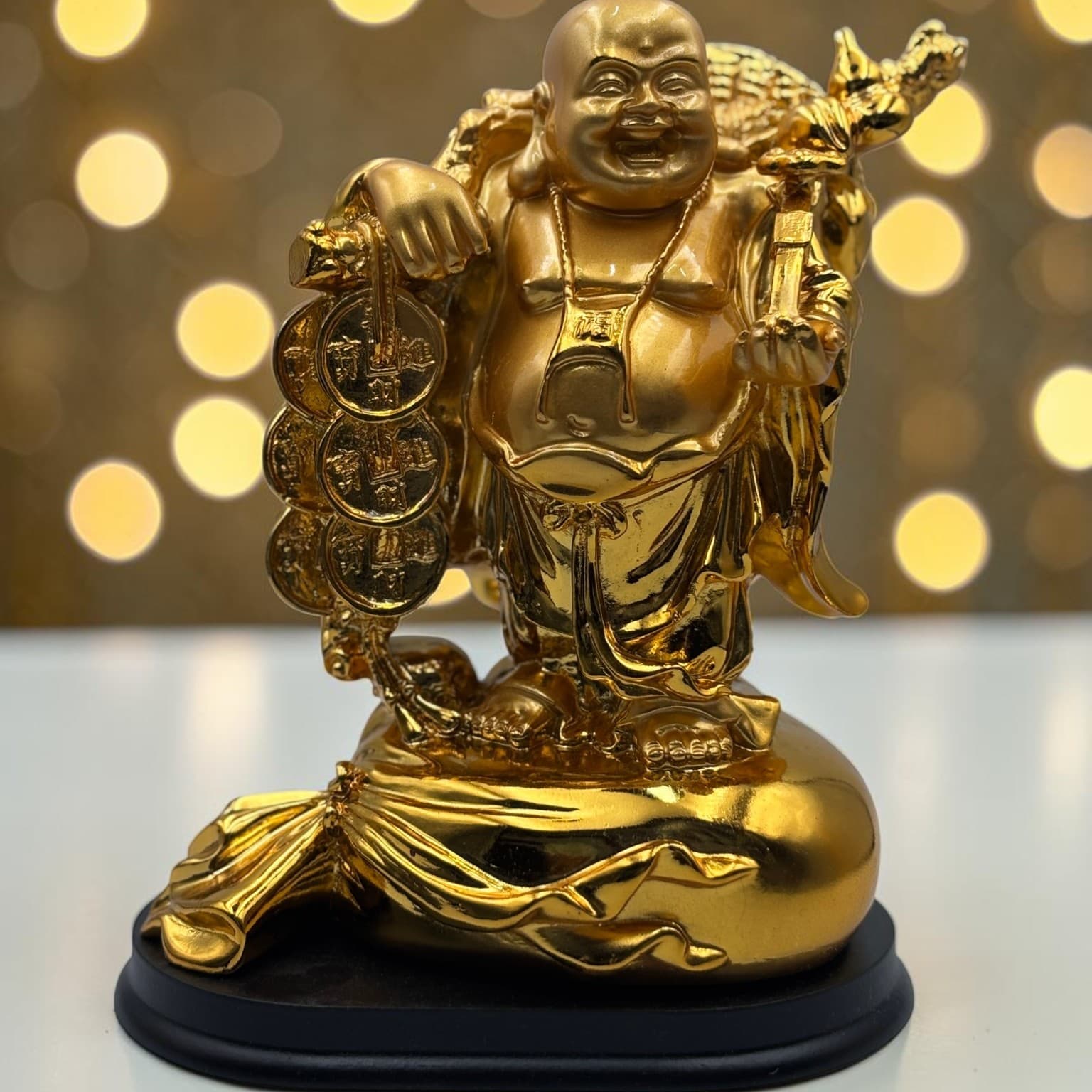 Premium Laughing Buddha Idol – Prosperity & Good Fortune Decorative Statue