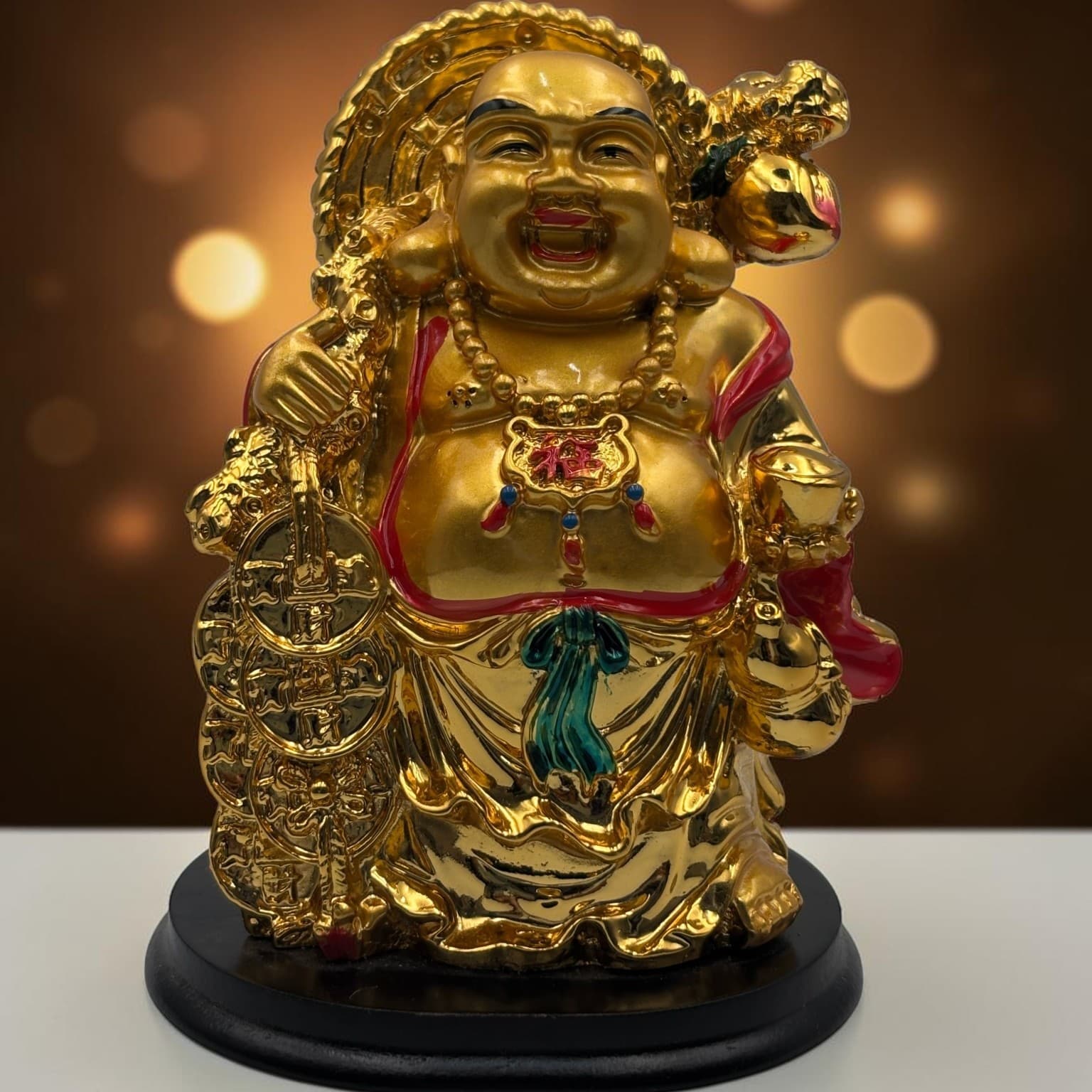 Premium laughing Buddha Idol – Handcrafted Meditation & Spiritual Statue